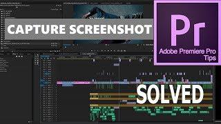 Adobe premiere pro tutorial |capture still image from video