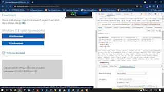 How to download Windows 10 ISO file from Official Microsoft Site WITHOUT Media Creation Tool