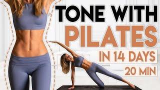 TONE WITH PILATES in 14 Days  Full Body Pilates Workout | 20 min