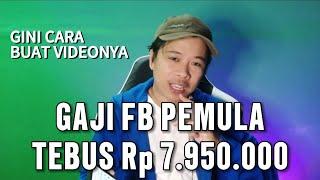 GAJI FACEBOOK TEMBUS $500 DOLLAR‼️BUAT VIDEO REACTION SEPERTI INI‼️ SILAHKAN DITIRU️