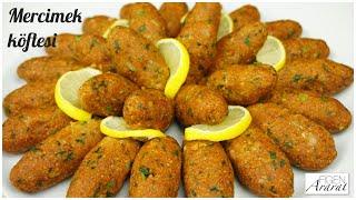 so yummy! red lentil patties/vegetarian lentil patties recipe/vegan recipes/Figen Ararat