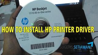 how to install hp printer driver on windows