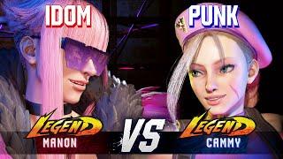 SF6 ▰ IDOM (Manon) vs PUNK (Cammy) ▰ High Level Gameplay