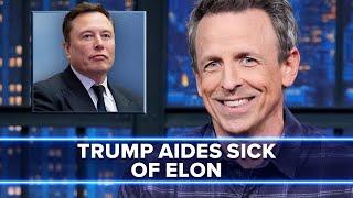 Trump Aides Annoyed with Tagalong Elon Musk