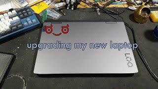 upgrading my new laptop | Lenovo LOQ 15APH8 Gaming Laptop