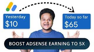 How To Increase Google Adsense Earning To 5X | Increase AdSense CTR, CPC | Ad Setup Hindi