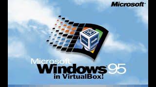 How to install Windows 95 in VirtualBox