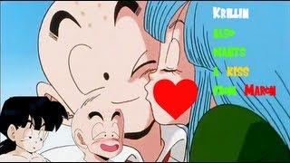 Krillin also gets his First Kiss from Maron