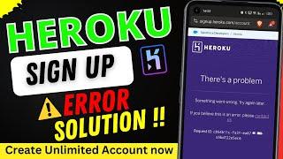 How to create Heroku account || Heroku sign up problem