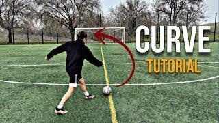 How to CURVE the Ball Like Lionel Messi Tutorial | JuanFooty