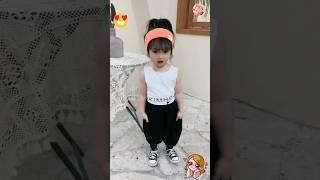 Patali Kamariya Mor hay hay || #babydance #shortsfeed #cutebaby