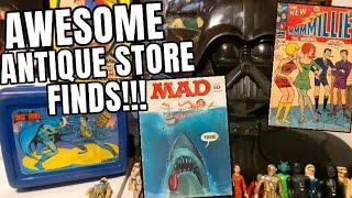 AWESOME FINDS AT ANTIQUE STORE!  (Key Comics, Vintage Toys, & More!!!)