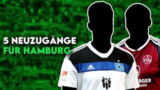 Hamburger SV: 5 Transfers für Hamburgs Rückkehr in die Bundesliga!