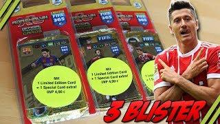  *TOP-MASTER GEZOGEN*  3 BLISTER Panini FIFA 365 2018 Adrenalyn XL