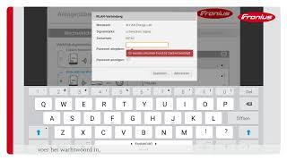 Verbinden van de Fronius omvormer met internet voor monitoring