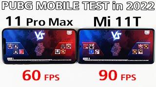 iPhone 11 Pro Max vs Xiaomi Mi 11T PUBG TEST - Which is BEST FOR GAMING in 2022?