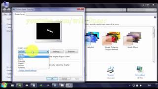Windows 7 Tips : How to Change 3D Text Screen Saver as Time