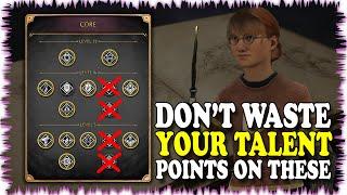 The 12 TALENTS You SHOULDN'T Pick & DON'T Need!!  Talent Guide Hogwarts Legacy