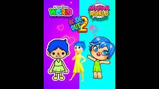 DISGUST, FEAR, ANGER and JOY / Inside Out 2 / Toca Boca vs Avatar World . #insideout2 #tocaboca