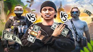 ЧЕЛЛЕНДЖ! КТО БОЛЬШЕ ЗАРАБОТАЕТ ЗА ЧАС В GTA 5 RP !? | ЦЕЗАРЬ / САНТИ / ЕВГЕША | "ВСЕ ИЛИ НИЧЕГО"