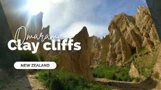 Omarama Clay Cliffs | South Island of New Zealand | Tourist attraction