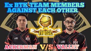 M4 BEST CONTENDER || VALLEY V/S ACKERMAN || WTF MATCH || THEY ARE LIT|| @ml_gameplays