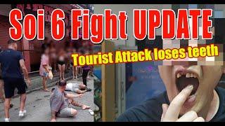 #Pattaya Soi 6 Fight latest update, man loses teeth in unhappy photo incident!