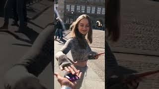 giving condoms to strangers girls! condoms prank! #shorts #viral #trending