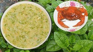 Cháo Cua Biển rau Mồng Tơi, Cháo dinh dưỡng cua biển |Crab Porridge