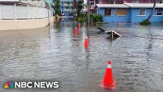 Hurricane Beryl unleashes powerful winds over Barbados