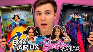 New Disney Snow White Live Action Collector Dolls & Barbie Basics! Hair Fix!