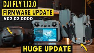 NEW FIRMWARE UPDATE DJI FLY 1.13.0 - DJI Mini 4 Pro / Air 3 with GOGGLES 3