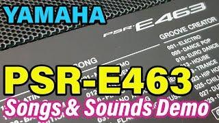 Yamaha PSR-E463 - Sounds & Songs Demo [YAMAHA PSR-EW410]