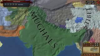 EU4 Timelapse | Transoxiana → Mughals → True Heir of Timur