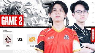 GEEK FAM vs RRQ HOSHI | Regular Season Week 4 Day 3 | Game 2 | #MPLIDS14