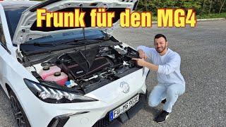 Nachrüstbarer Frunk für den MG4 electric - Mehr Stauraum für den Familienflitzer!