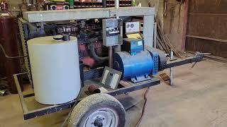 Homemade Generator with Chevy straight six. Funny story.....