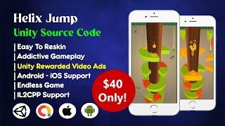 Helix Jump Source Code | Helix Jump Unity Project | Helix Jump Unity Game