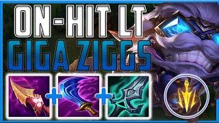 DEALING THE MOST DAMAGE WITH THIS INSANE ON-HIT ZIGGS BUILD?! - Lethal tempo Ziggs | Season 14 LoL