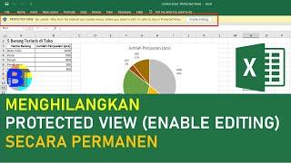 Cara Menghilangkan Enable Editing di Excel | Mengatasi Excel tidak bisa Diedit