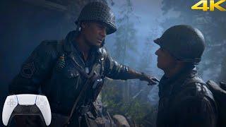 Call of Duty WW2 - PS5™ Hill 493 Mission | 4K Gameplay UHD (Playstation 5)