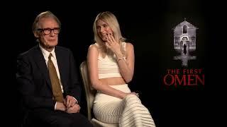 Nell Tiger Free And Bill Nighy Reveal Their Karaoke Duets on The First Omen Set!