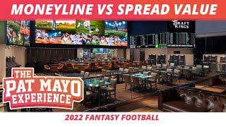 2022 NFL Betting Strategy and Research Project — NFL Money Line Value vs Spread Points Value