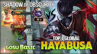 Shadow of Obscurity New Perfect Shadow!! ɢᴏsᴜ Bαsɪc Top 1 Global Hayabusa - Mobile Legends