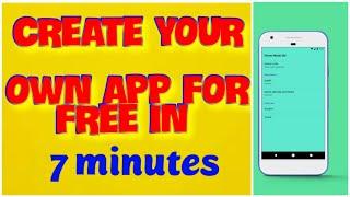 Create an app for free android