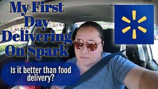 MY FIRST DAY DELIVERING FOR SPARK | WALMART SPARK DELIVERY