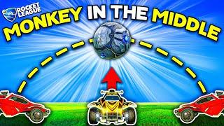 Rocket League, but it's MONKEY IN THE MIDDLE