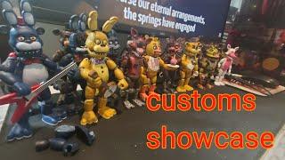 all my custom fnaf action figures showcase