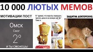 10 000 Лютых МЕМОВ. ОГРОМНАЯ ПОДБОРКА МЕМОВ с канала МАКСА МАКСИМОВА