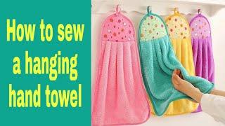 How To Sew a Hanging Hand Towel | Great Sewing Tips and Tricks!  PART 2